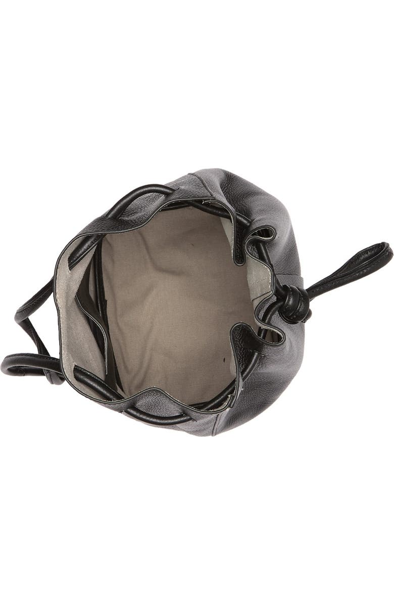 Christopher Kon Leather Woven Bucket Bag, Alternate, color,