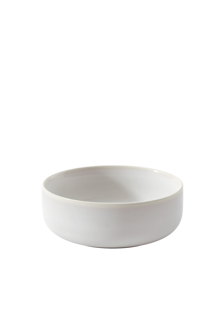 Crafted Cotton Rice Bowl, Main, color, White