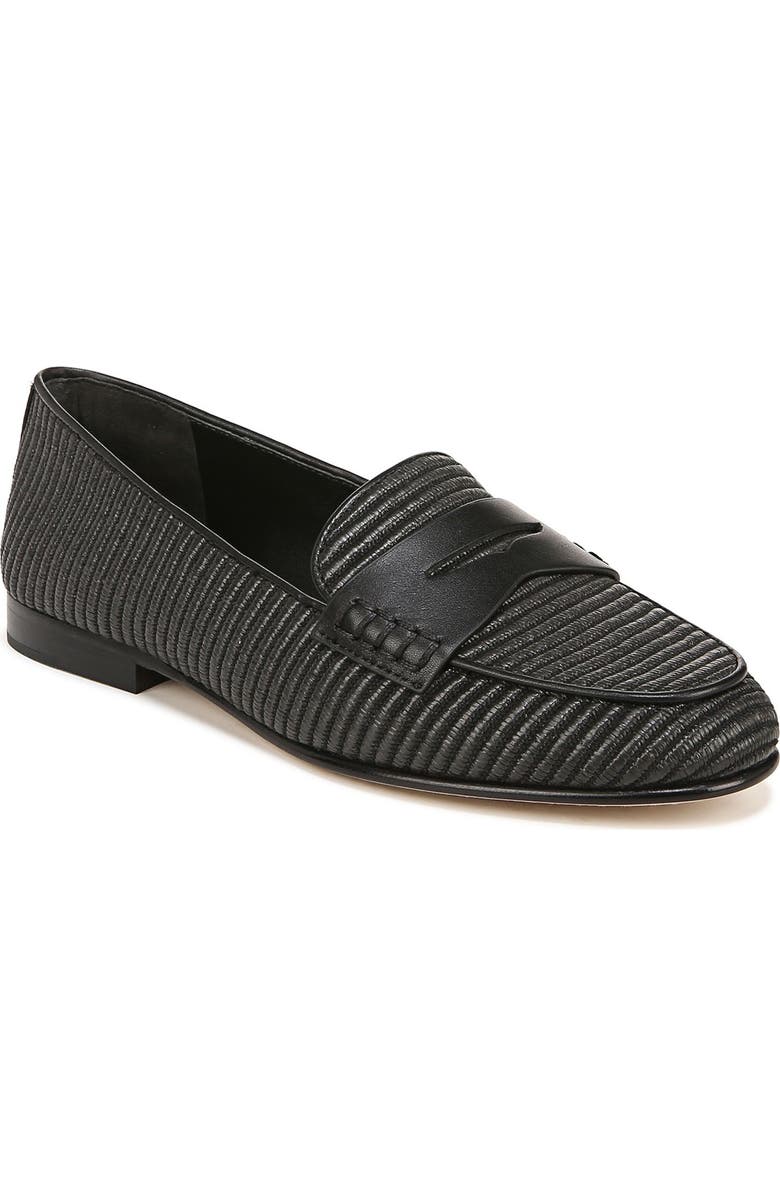 Veronica Beard Raffia Penny Loafer, Main, color,