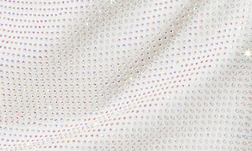 Astr The Label Remi Rhinestone Miniskirt In White