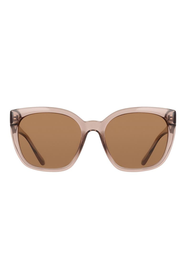 55mm Cat Eye Sunglasses, Main, color, TAUPE CRYSTAL