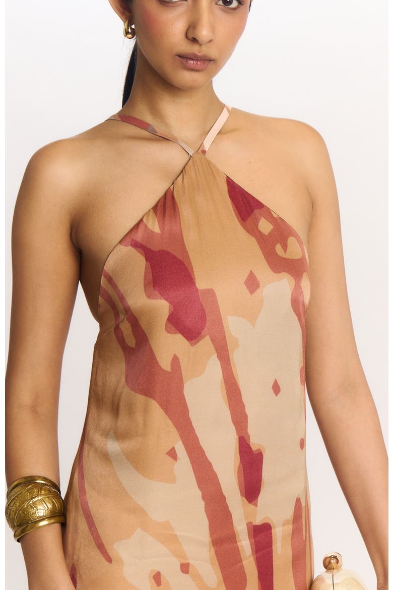 Aria Viscose Dress Elle Rose, Alternate, color, Elle Rose