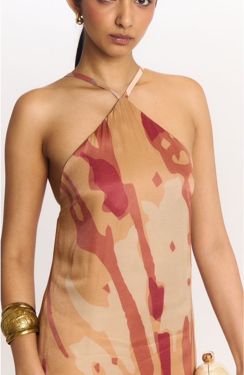 DIARRABLU Aria Viscose Dress Elle Rose, Alternate, color, Elle Rose
