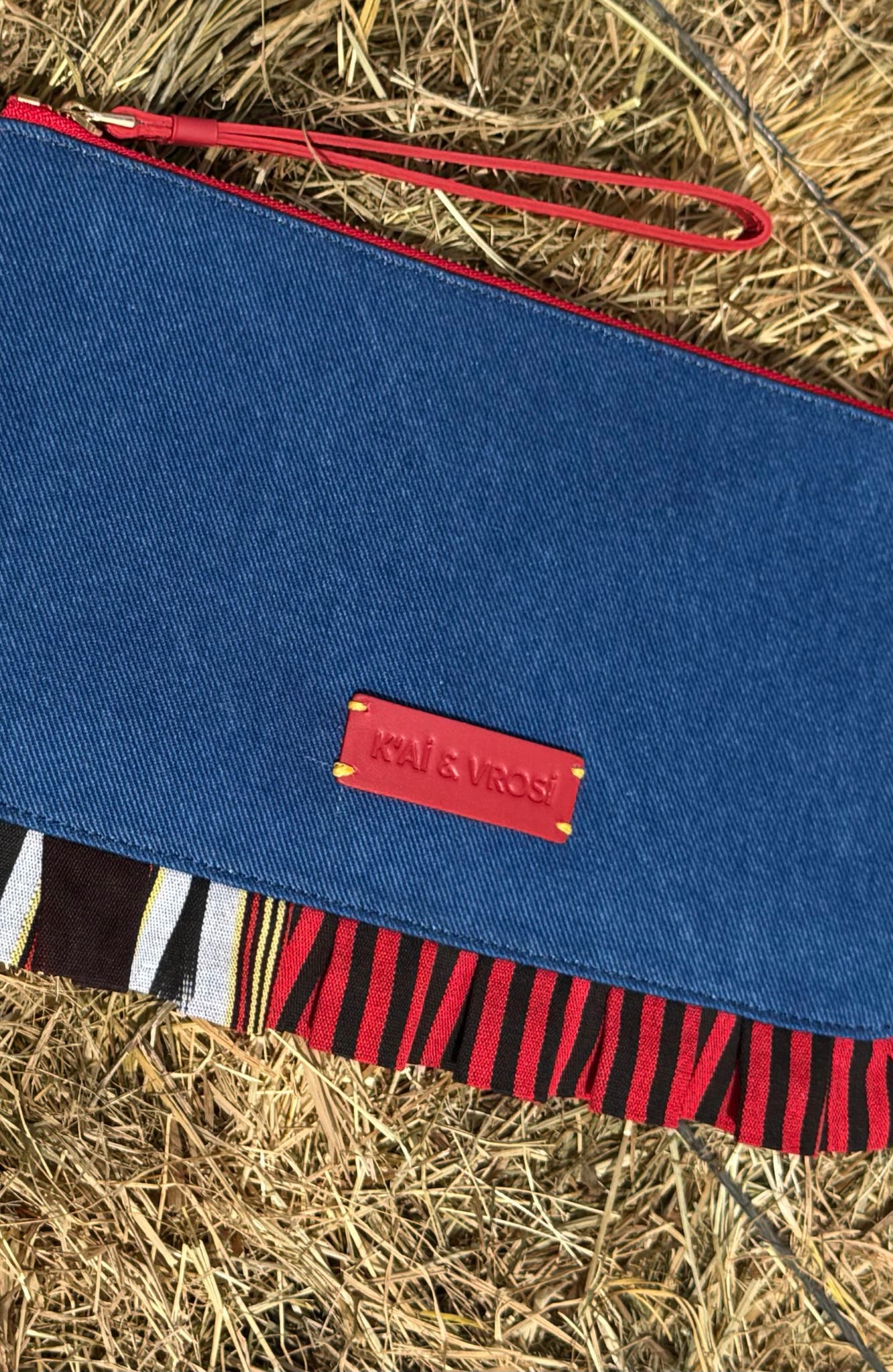 Medi - Denim Clutch Bag, Alternate, color, Denim