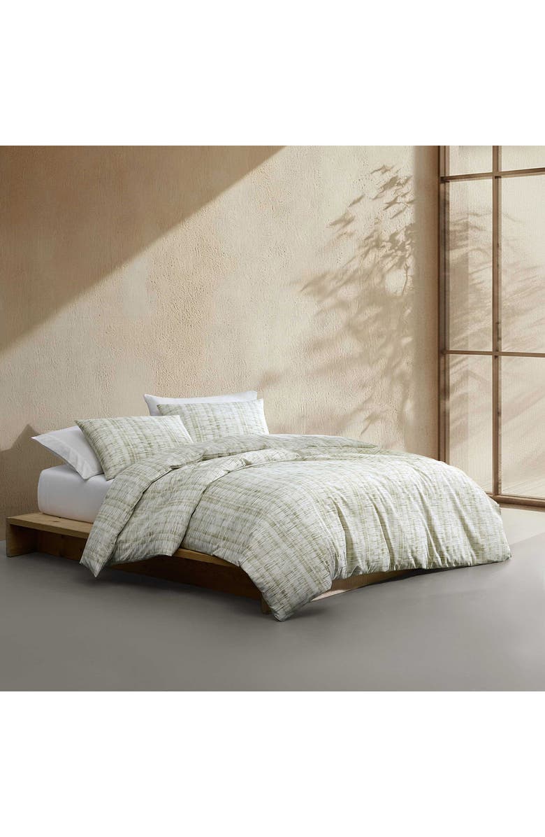 Calvin Klein Weave Texture Cotton Blend Comforter & Shams Set, Alternate, color, Light Green