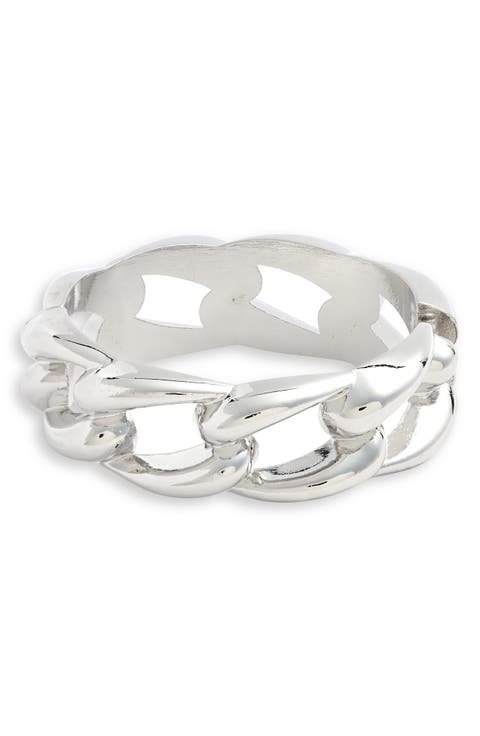 Curb Link Cuff Bracelet