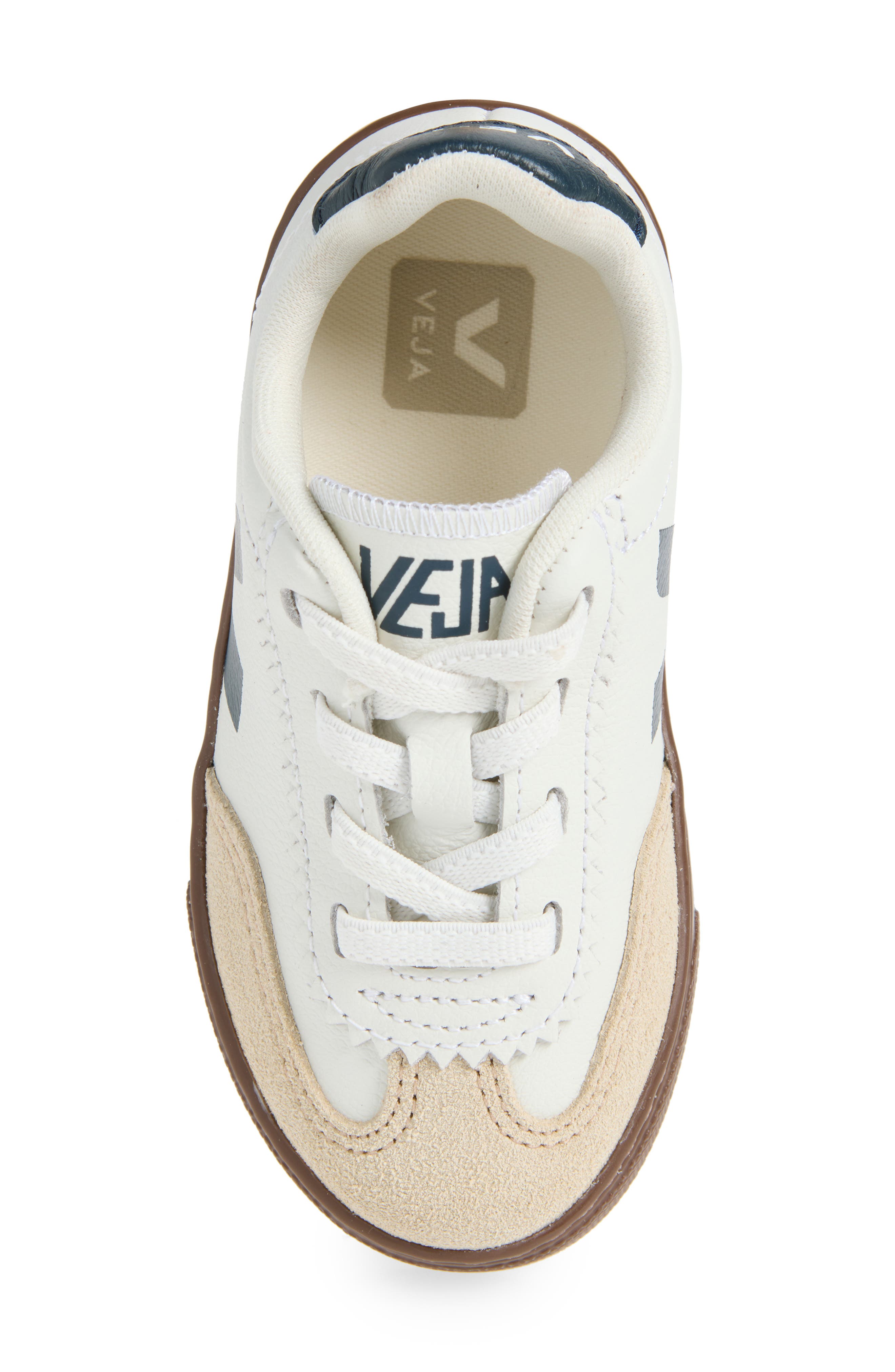 Veja Kid's Small Volley O.T. Sneaker, Alternate, color, White Nautico Bark