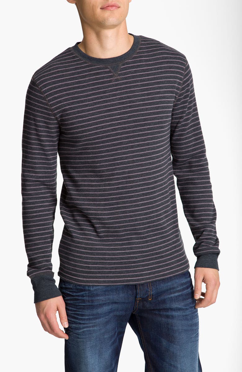 The Rail by Public Opinion Stripe Thermal Shirt, Main, color,