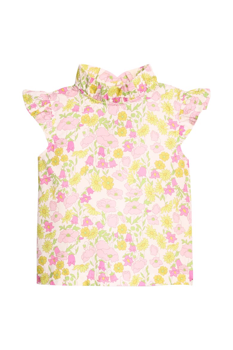 Kids' Floral Tinsley Top, Main, color, Bedford Buttercup