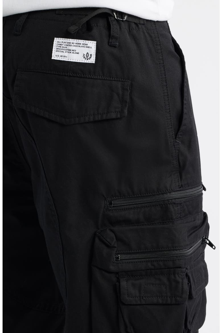 Coco Cargo Pants, Alternate, color, BLACK
