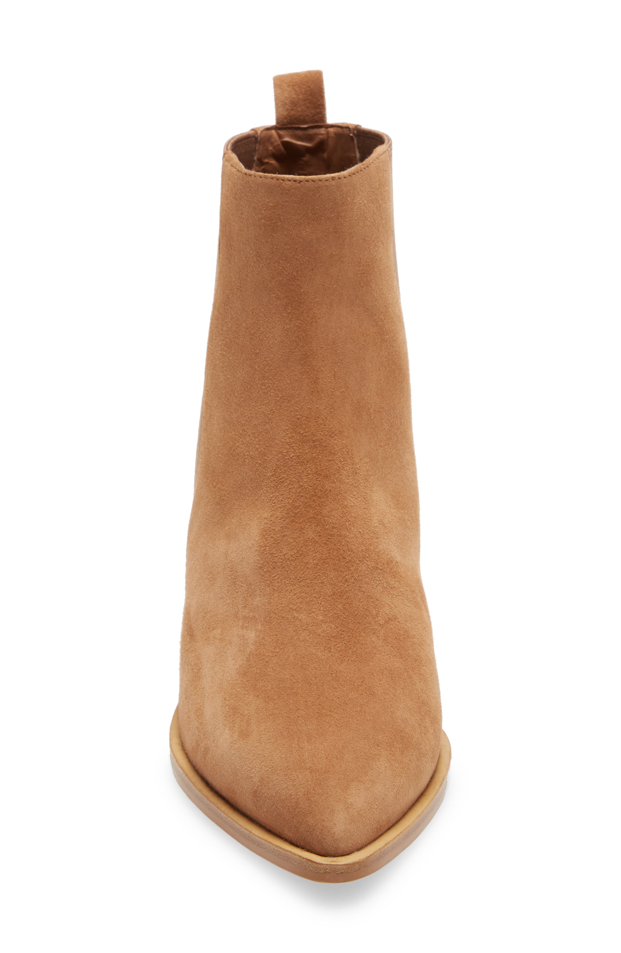 Vu Chelsea Bootie, Alternate, color, WHISKEY SUEDE
