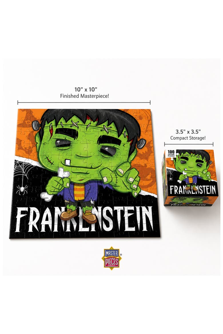 Frankenstein 100 Piece Jigsaw Puzzle, Alternate, color, Multicolor
