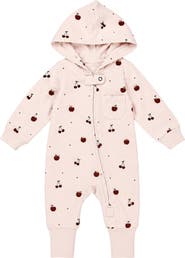 L'ovedbaby Hooded Zip Romper
