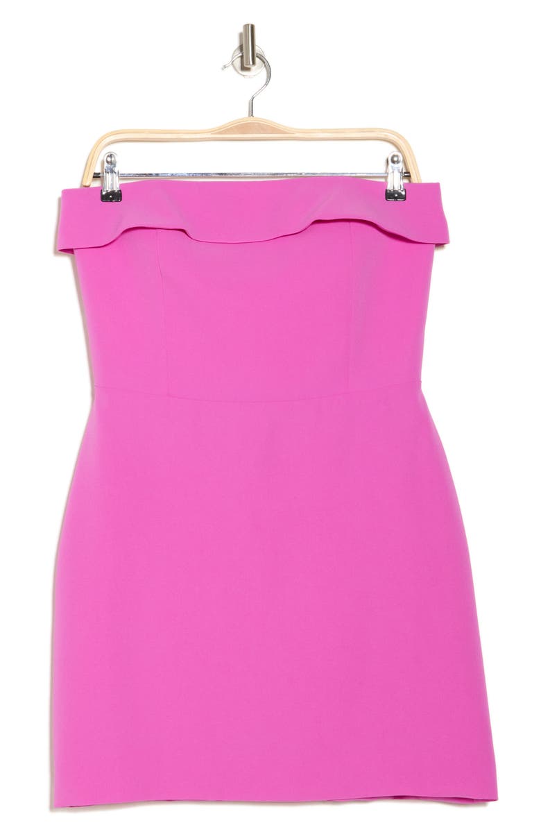 Veronica Beard Maire Strapless Body-Con Minidress, Alternate, color, Bright Magenta