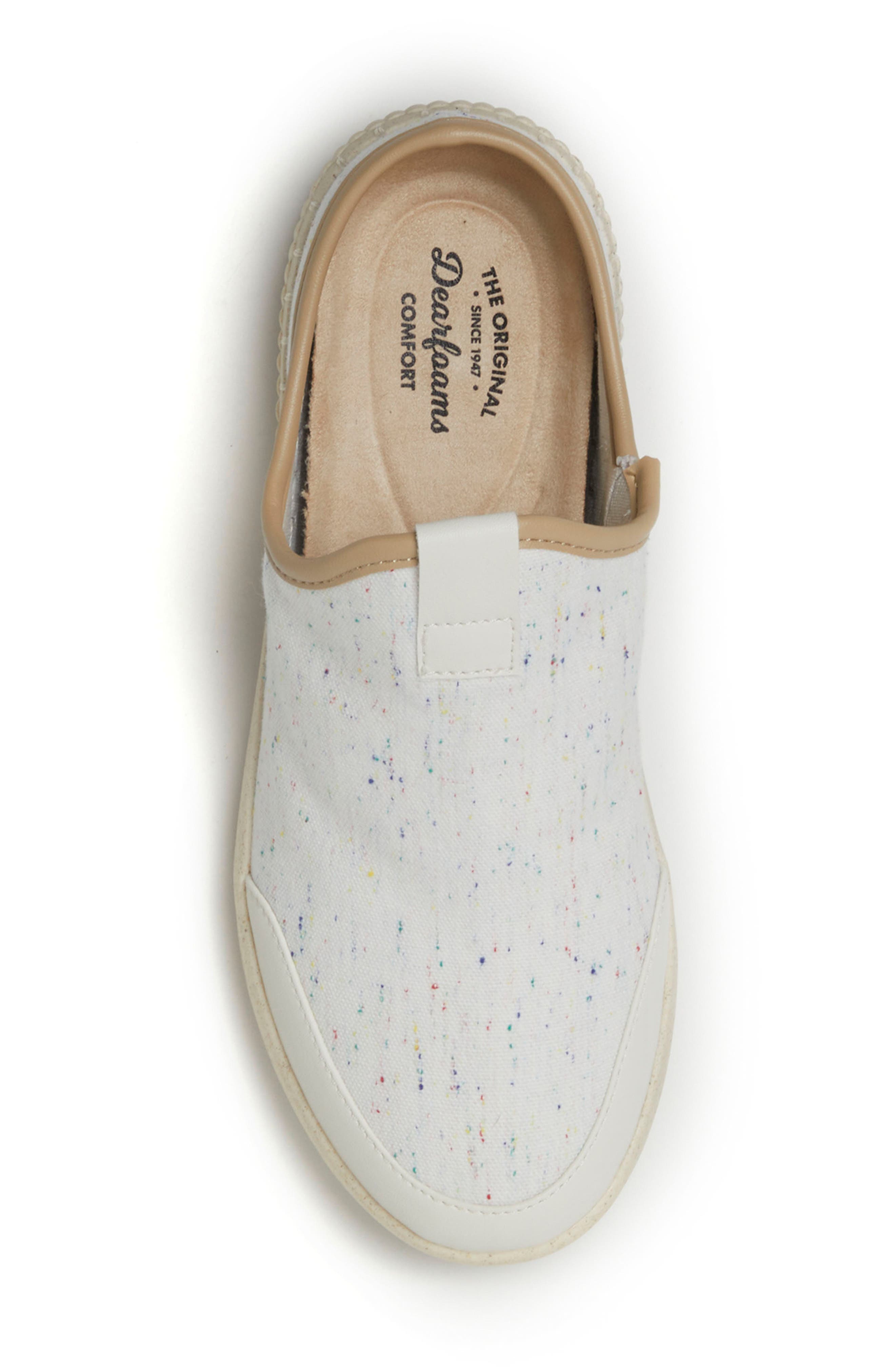 DEARFOAMS Lila Mule Sneaker, Alternate, color, Cream