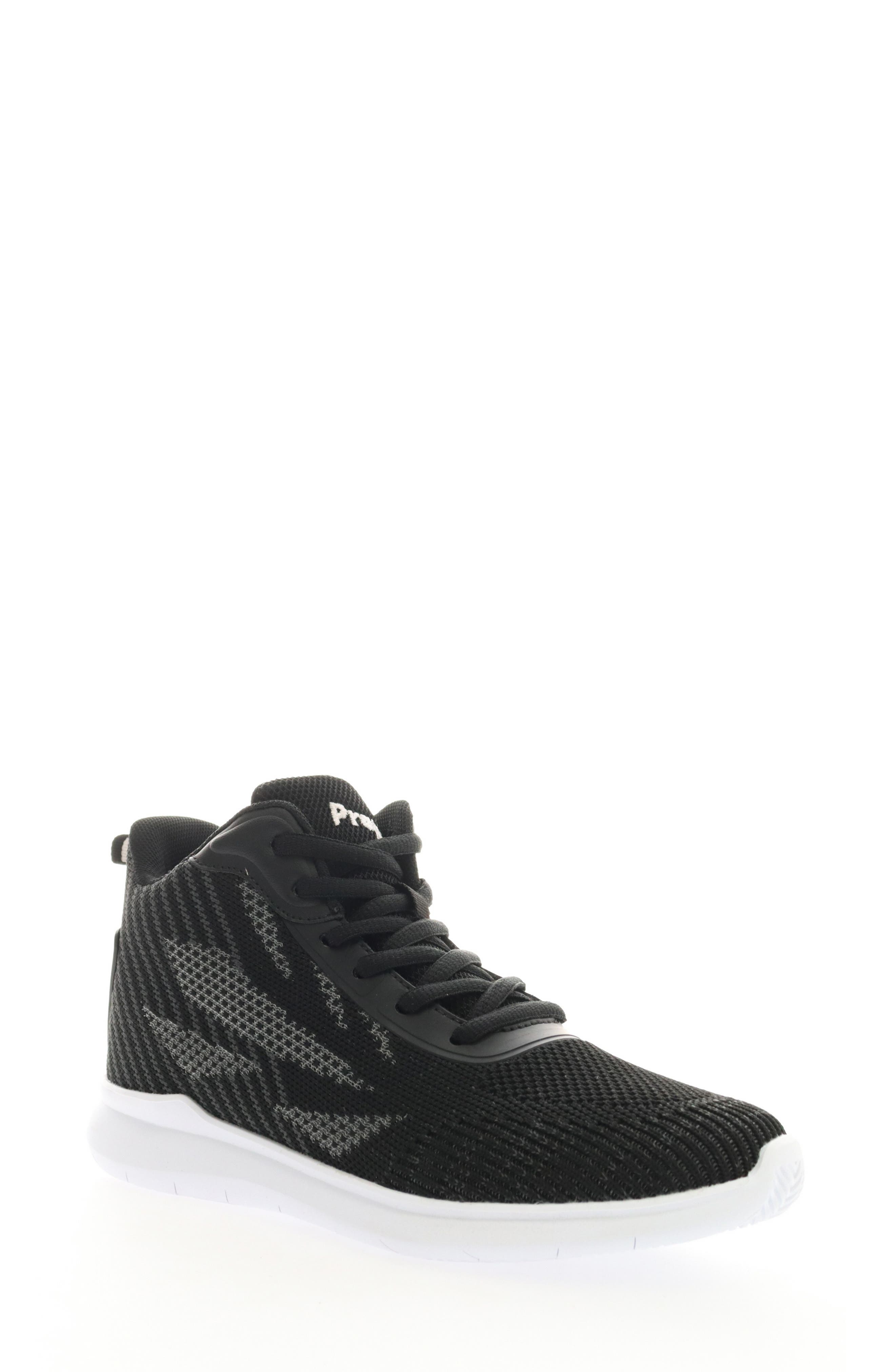 Propét Travelbound Hi Sneaker, Main, color, Black