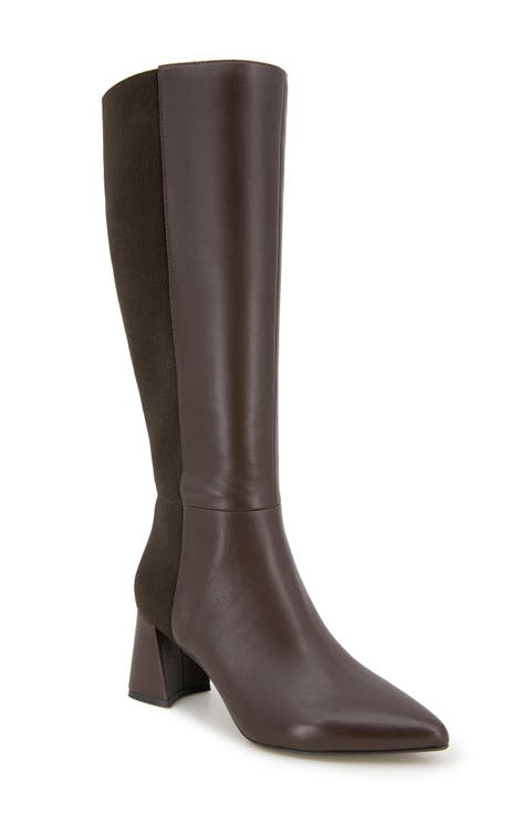 Dionne Pointed Toe Knee High Boot (Women) (Narrow Calf)