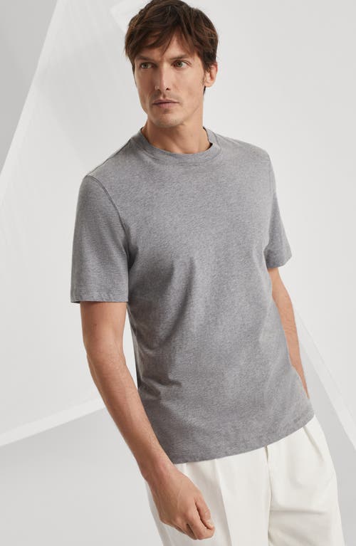 Brunello Cucinelli Crew-neck T-shirt In Medium Grey