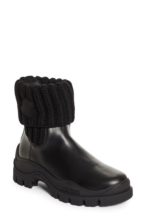 ミドルブーツ MONCLER Women Boots 09B 4F001 70 M4646999 Black MONCLER Women Boots 09B 4F001 70 M4646999 Black (MONCLER
