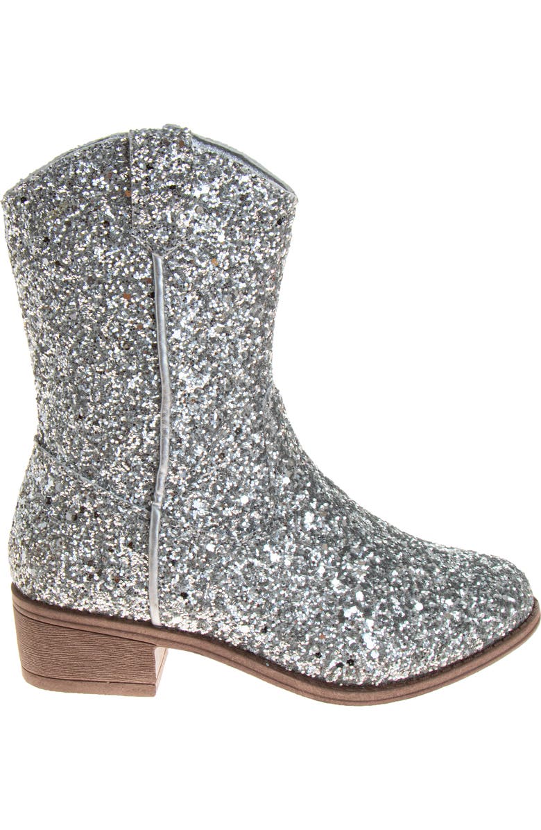 Kensie Girl Glittery Western Boots., Alternate, color,