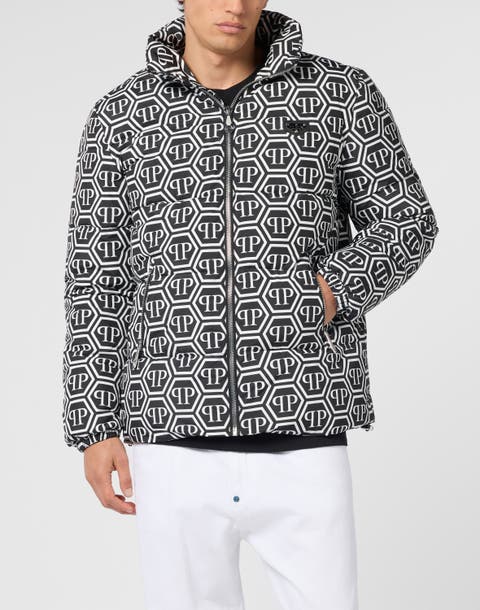 Nylon Puffer Jacket Monogram Men