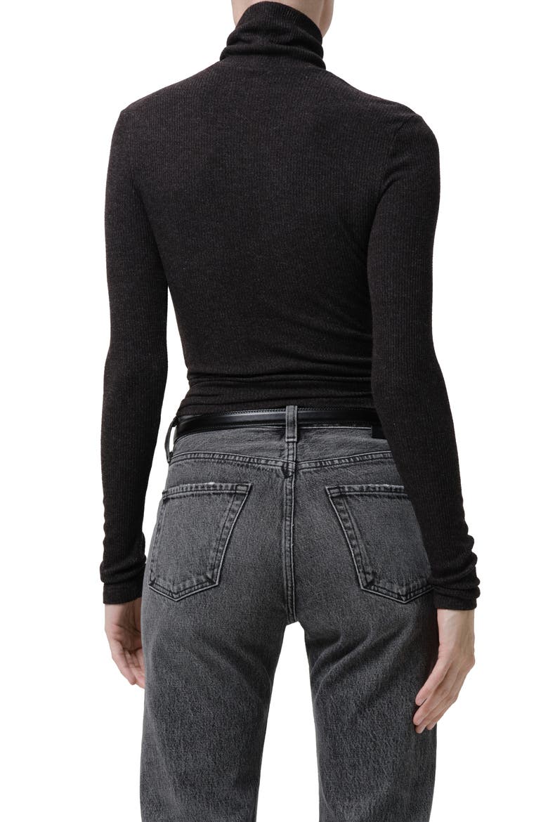 Caradene Turtleneck, Alternate, color, DARK HEATHER CHARCOAL