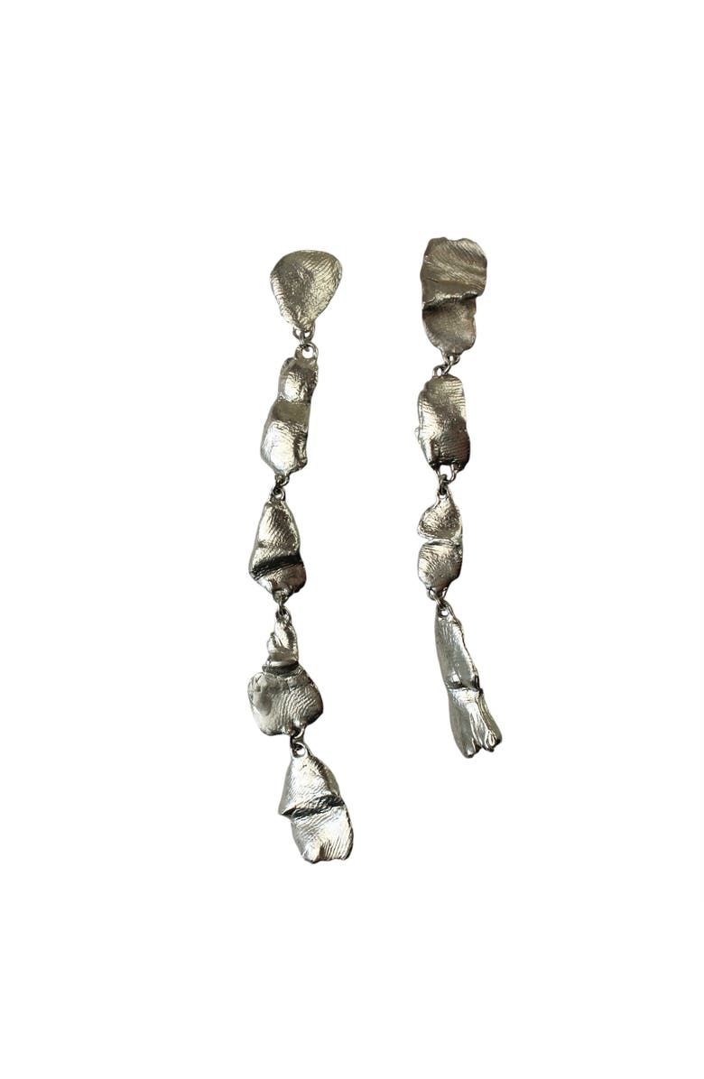 SAINT VAGABOND Hyades Silver Drop Earrings, Main, color, Silver Sterling