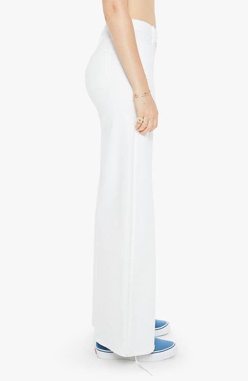Shop Mother Undercover Sneak Patch Pocket Wide Leg Jeans In Fairest Of Them All