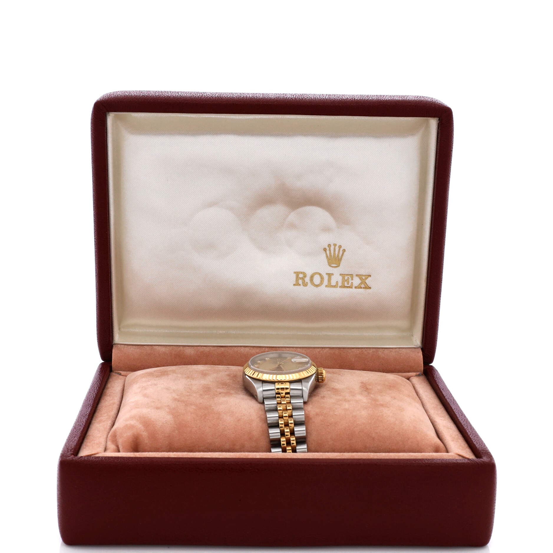 Oyster Perpetual Datejust Automatic Watch Stainless Steel and Yellow Gold with Diamond Markers 26, Alternate, color, Metallic Silver