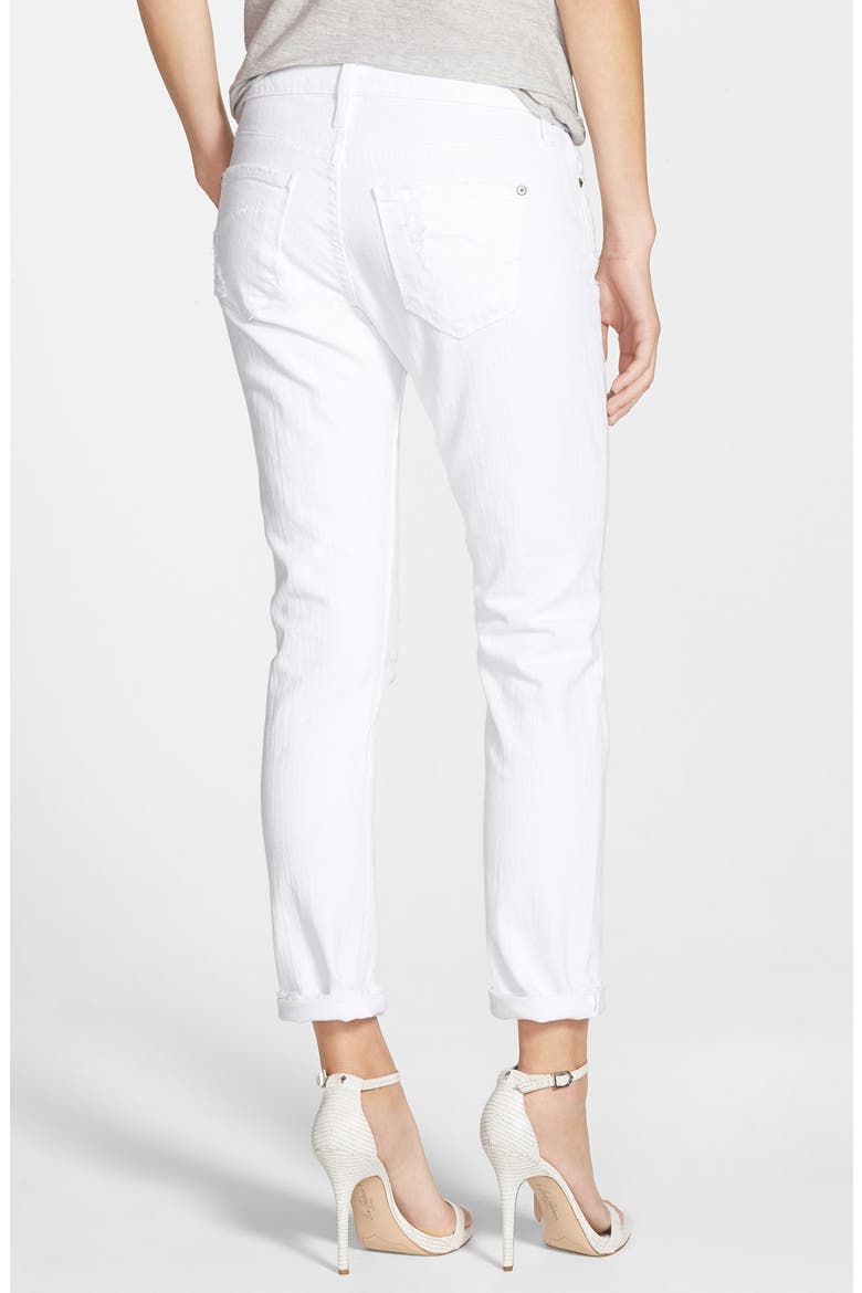 'Neo Beau' Stretch Boyfriend Jeans, Alternate, color, DESTROYED WHITE