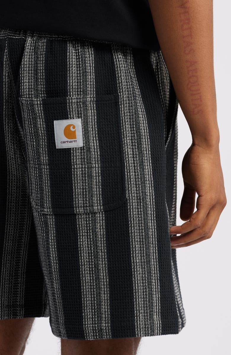 Carhartt Work In Progress Dodson Waffle Knit Cotton Shorts, Alternate, color,