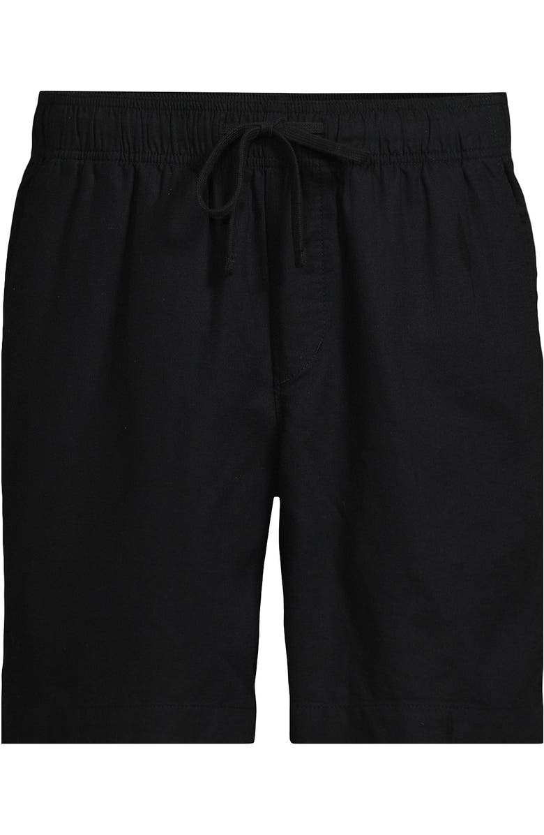Lands' End 7" Deck Short, Alternate, color, Black