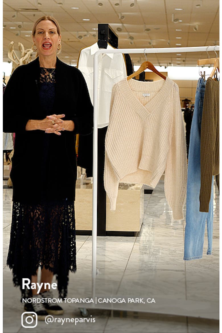 Chunky V-Neck Sweater video