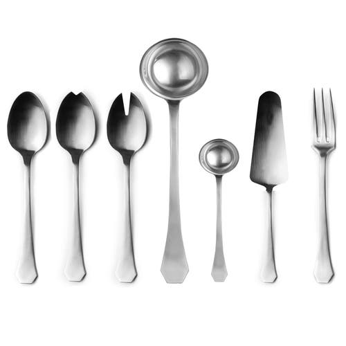 Mepra Moretto Serving Set In Silver