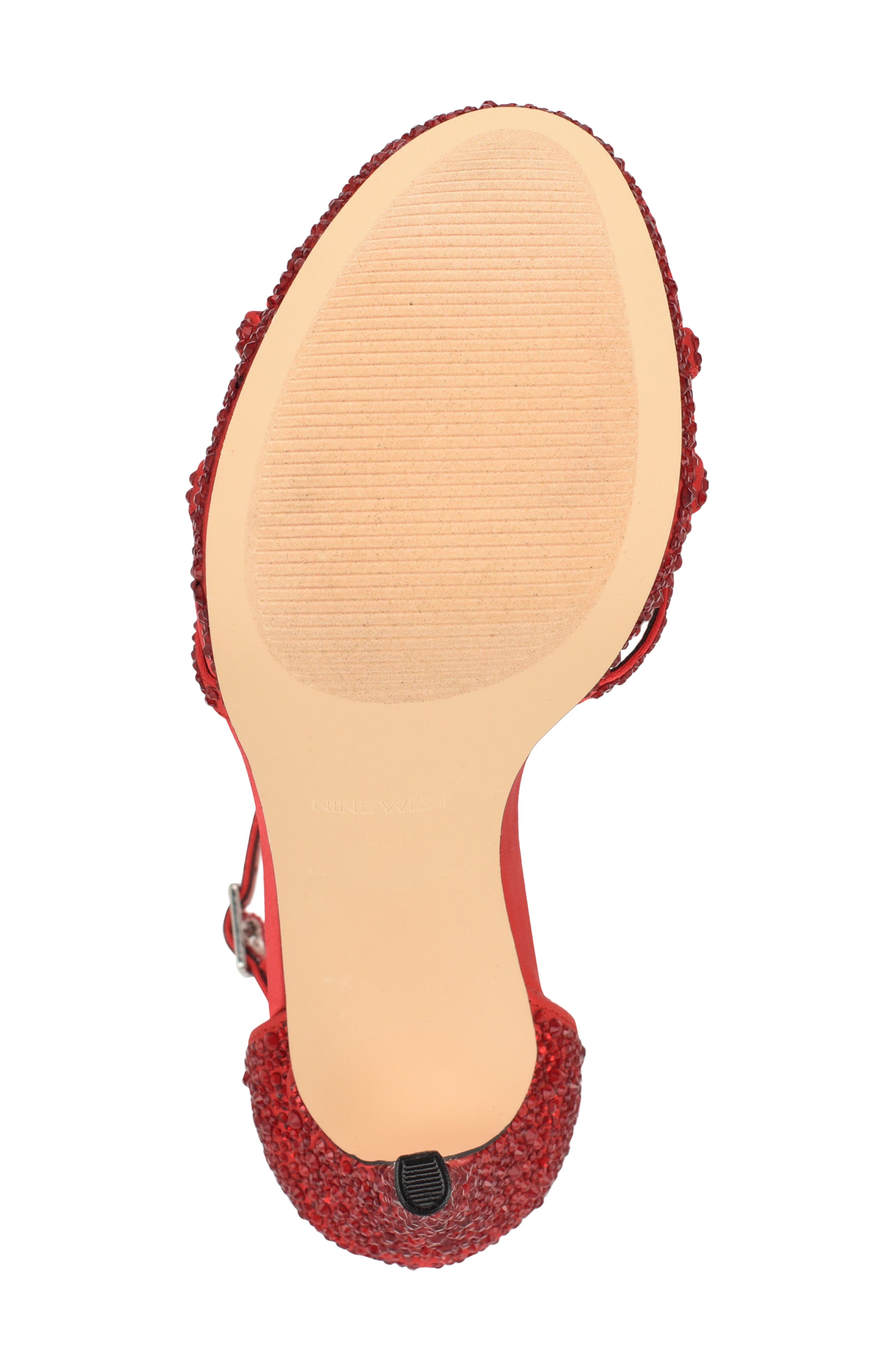 Lartay Platform Ankle Strap Sandal, Alternate, color, MEDIUM RED