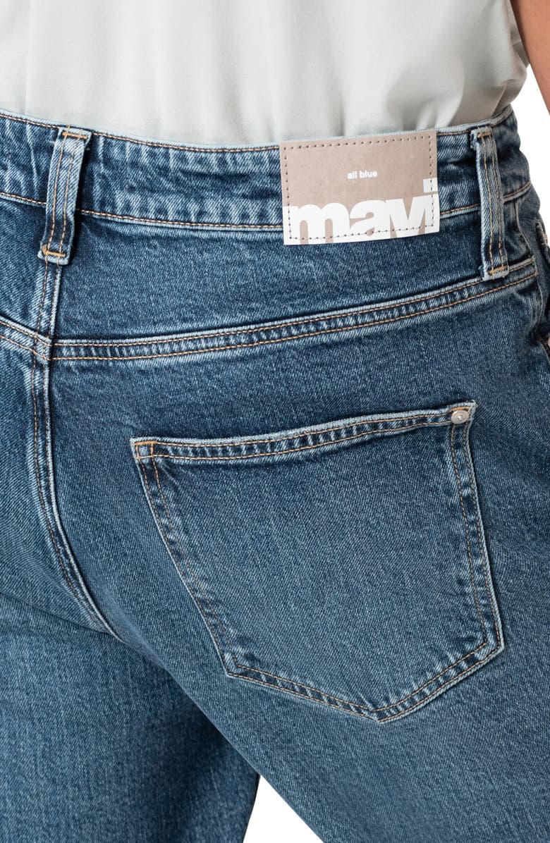 Mavi Jeans Marcel Relaxed Straight Leg Jeans, Alternate, color, Mid Brushed Classic Blue