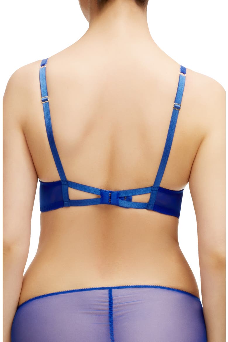 Vedette Underwire Balconette Bra, Alternate, color, CAPRI BLUE