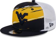 New Era Men's New Era Navy West Virginia Mountaineers Tear Trucker 9FIFTY Snapback Hat