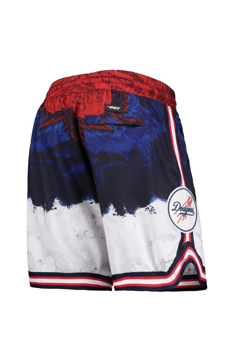 PRO STANDARD Men's Pro Standard Los Angeles Dodgers Red White and Blue Shorts, Alternate, color, 