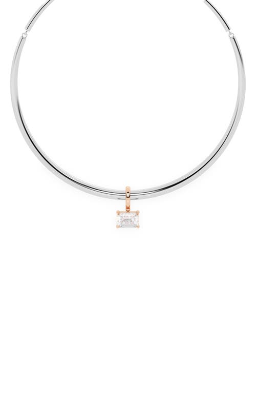 Hautecarat The Rosetta Lab Grown Diamond Collar Necklace In Metallic