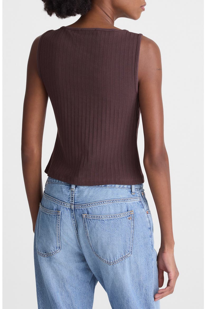 Rib Crewneck Vest Tank, Alternate, color, CHOCOLATE PLUM