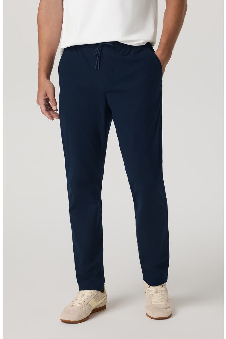 Meta Elastic Waist Knit Pants, Main, color, INK