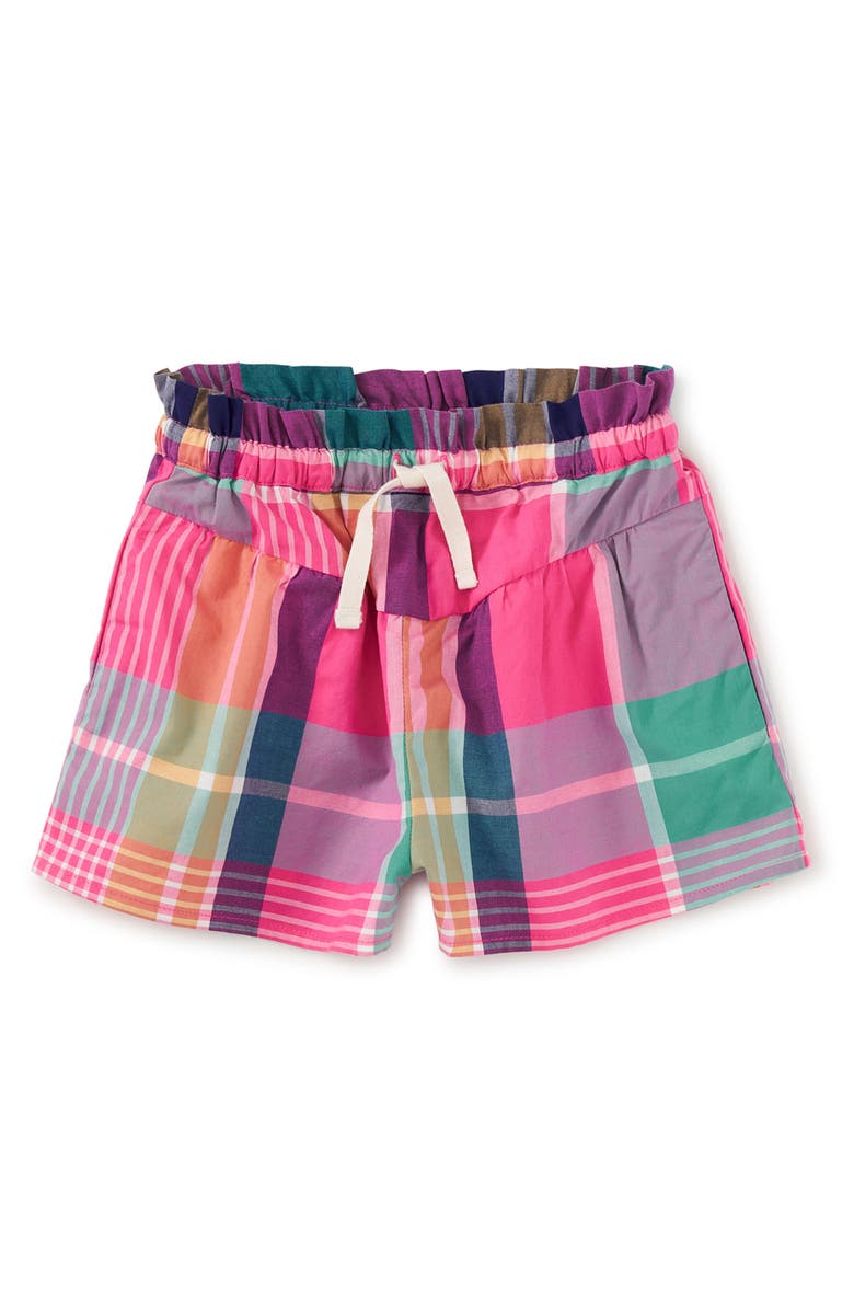 Tea Collection Woven Flutter Shorts, Main, color, 