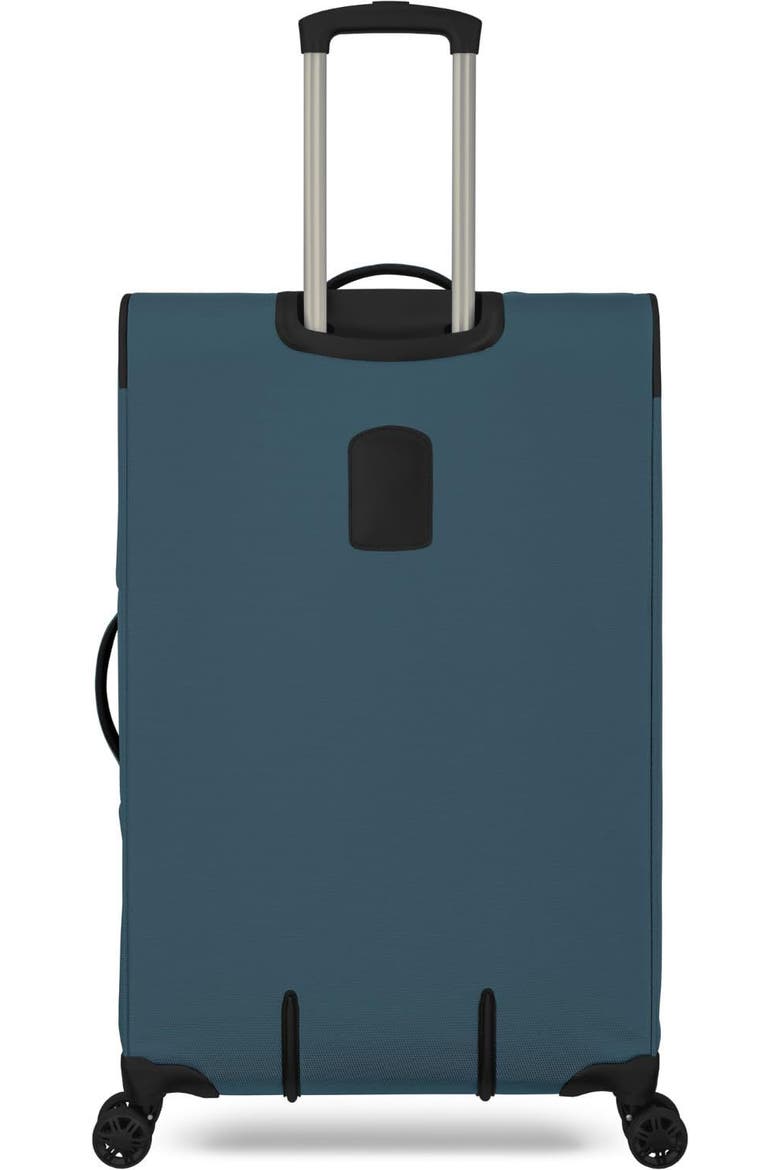 Stratford Softside 29" Large Checked Spinner Luggage, Alternate, color, Teal