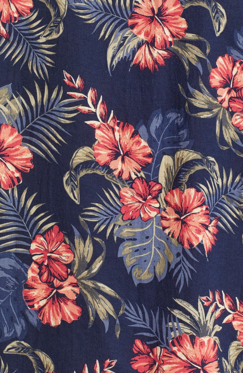 Rails Carson Floral Linen Blend Button-Up Shirt, Alternate, color, 