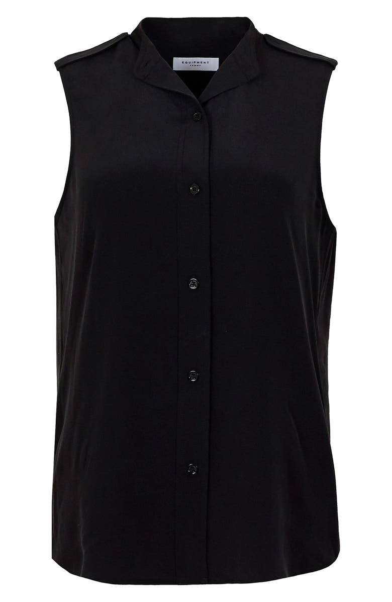 Equipment Charlee Sleeveless Silk Top, Alternate, color, 