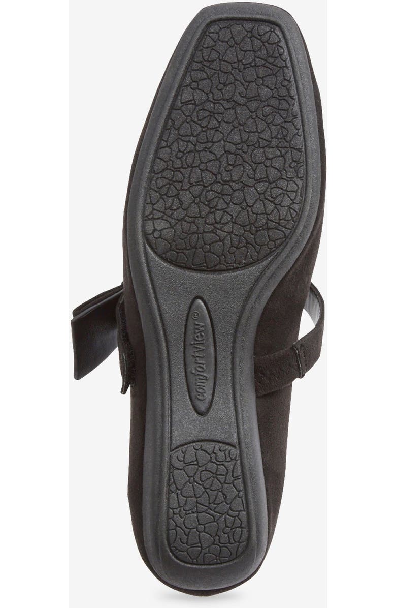 Comfortview The Bobbi Flat, Alternate, color, Black