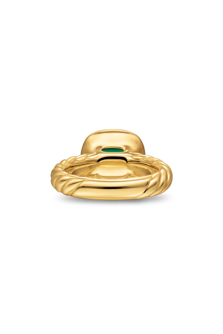 Mercer Stone Ring in 18K Gold, Alternate, color, MALACHITE
