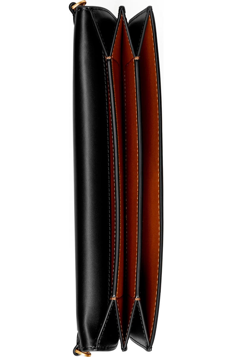 Tory Burch Eleanor Leather Clutch, Alternate, color,