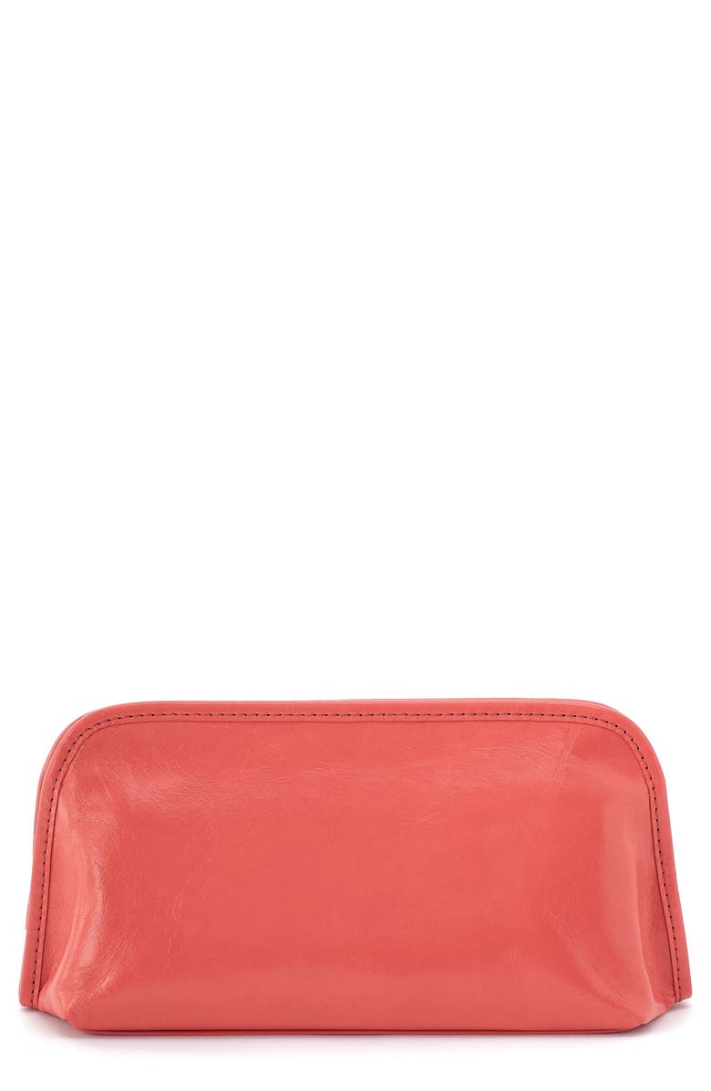 HOBO Beauty Brush Cosmetics Case, Main, color, Pink Mirage